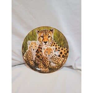 1993 The Fleetwood Collection The Endangered Kingdom A Watchful Three Plate